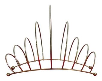 Mid Century Wire Magazine Rack Stand A