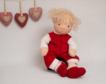 Waldorf doll, Steiner doll. Handmade doll. Artist doll. 40 cm - 16"