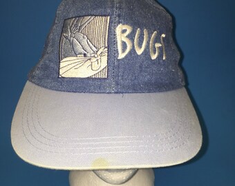 Vintage Bugs Bunny jeans adjustable hat 1990s