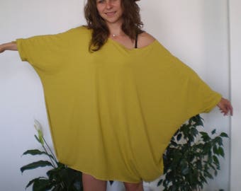 Over-sized Jersey Tunic Dress Plus Sizes & Nara TT019