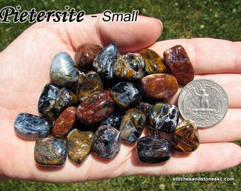 Pietersite (small) tumbled stone for crystal healing