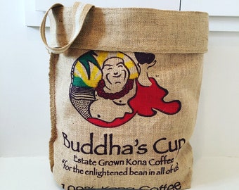 Buddha's Cup Farm Tote/ Beach Bag/ Market Bag/ Farm Style