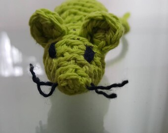 Organic Catnip filled Cotton Cat Toy Nori's Mouse