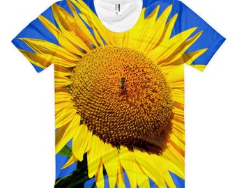 Bee Bold and order this shirt with a sunflower.