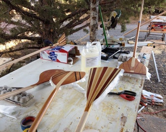 SUP Custom Wood Paddles