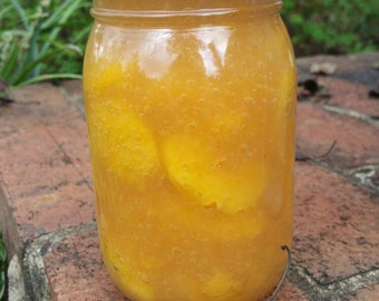 Yellow Peach Pie Filling Sugar Free-Pint Jar