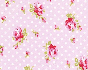 Delilah buds in pink-by Tanya Whelan-ONE yard