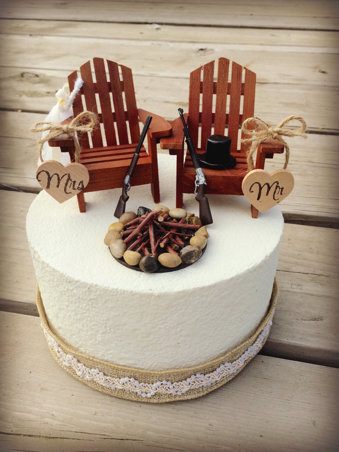 Rustic Hunting Wedding Cake Toppers Topper Rustic Hunting Wedding Cake Toppers Topper