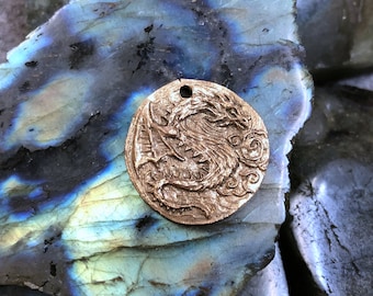 Andrew Thornton Dragon Coin/Pendant (BRONZE)