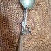 Vintage wood handled icecream scoop