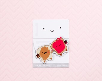 Peanut Butter and Jelly Fridge Magnet