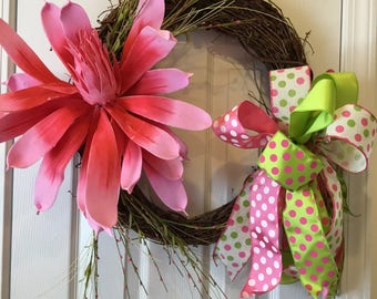 Grapevine Whimsical Spring Wreath