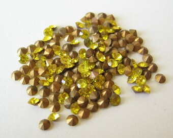 Swarovski Sunflower yellow crystal rhinestone SS7 2.1-2.3mm 50 pcs