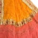 Indian Vintage Dupatta Traditional Hand Beaded Long Dupatta Scarf Sarong Embroidered Women Wrap Drape Pink and Orange Veil Stole LD2292