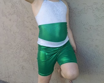 Toddler gymnastic shorts, kids gymnastic shorts, gymnastic skirt, kids dance shorts, gymnastics shorts, custom fabric choices