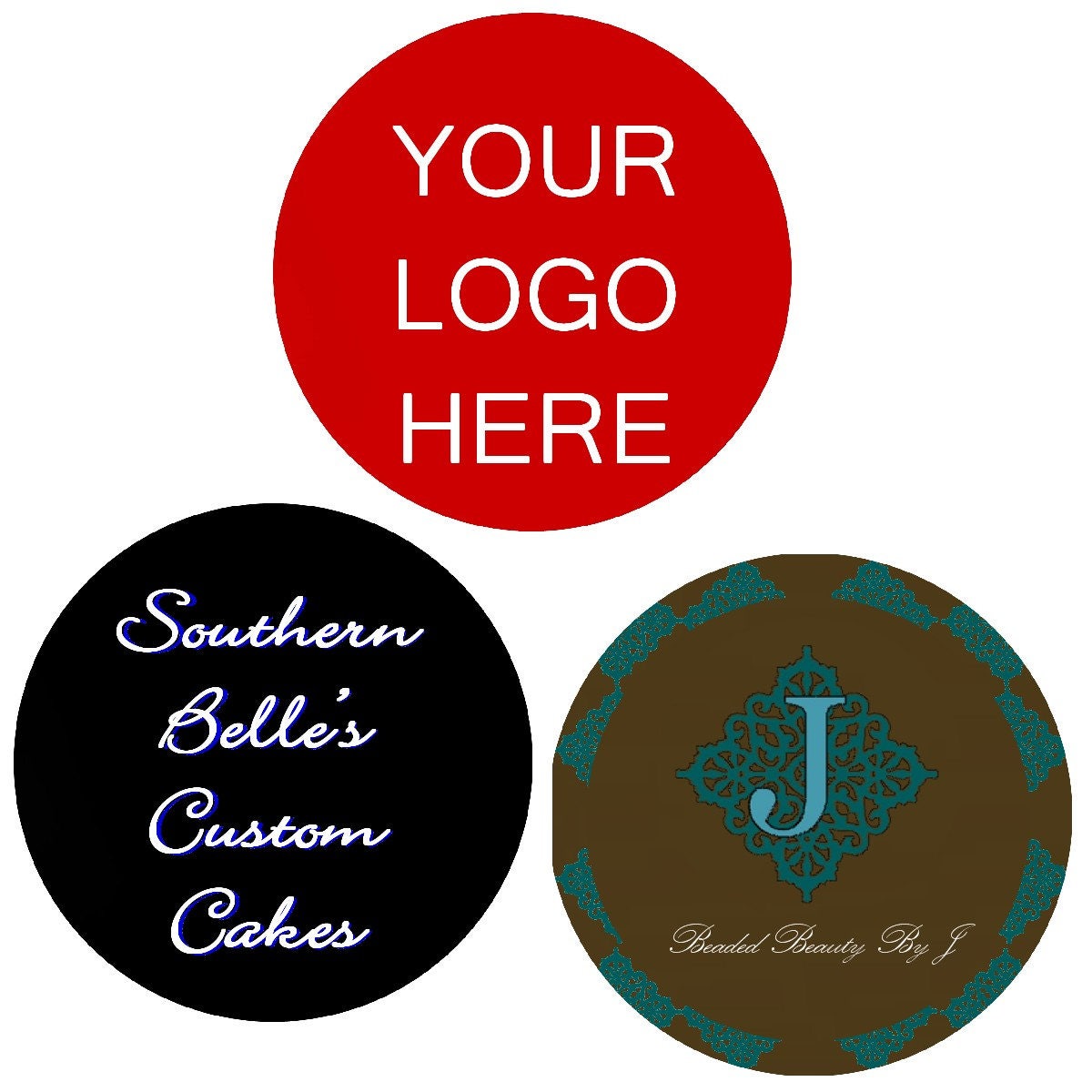 Edible Logo cupcake topperedible logo cake cookie topper