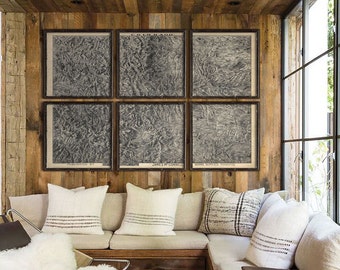 Map of Colorado 1894, Old Colorado State map, Panoramic Colorado poster in 5 sizes up to 72x48" in 1 or 6 parts - Limited Edition of 100