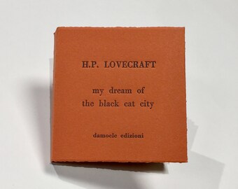 H.p. LOVECRAFT's Artist's Book Letterpress