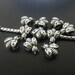 10pcs BEE, HONEYBEE charm, bead, 925 Sterling silver plated, Antique Silver Tone High Quality, Made in Europe, ZM354