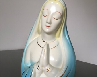 Vintage Mother Mary Planter