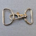 FREE SHIPPING--20 sets of 1 inch Loop End Silver/Nickel Swivel Clasps Lobster Claw Hooks and 20 of 1 inch silver D Rings