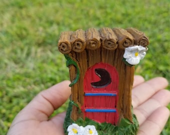Miniature Outhouse - Fairy Garden Decor