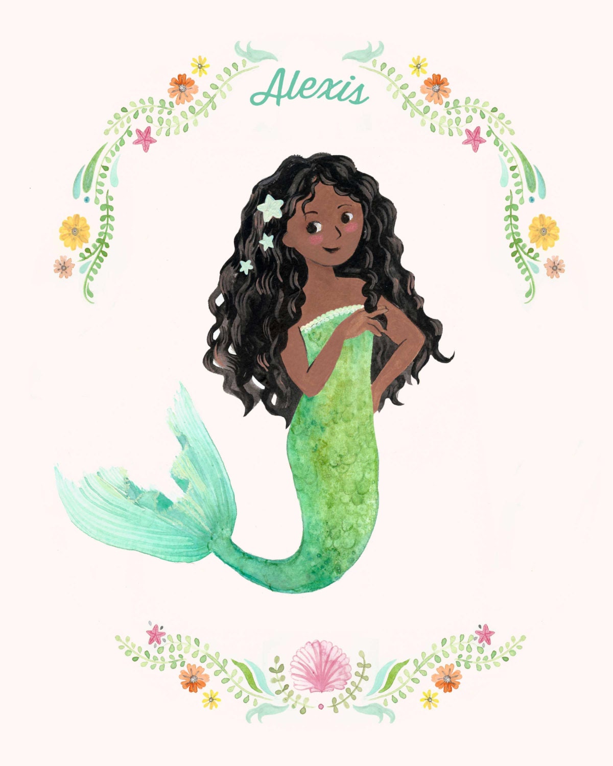 black little mermaid