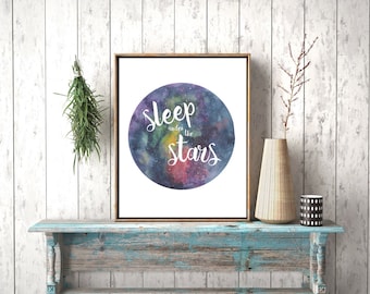 Sleep Under the Stars, Constellations, Night Sky Painting, Star Painting, Star Quote, Starry skies, Outer space art, Galaxy Art, Galaxy
