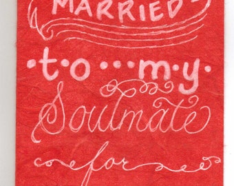 Handmade greeting card, completely personalized