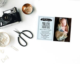 Baby Blessing Announcement/Invitation