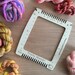 Trinity Weaver / Birch Wood Hand Loom / Mini Weaving Loom / Sample Weaver / Made in the UK / Fiber Craft Tool / Fleece Loved Products