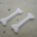 10Pcs 55x20MM White Color Resin Dog Bone Flat Back Cabochon ---SS1054