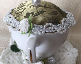 Tea Cup Pin Cushion