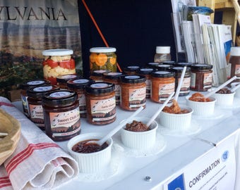 Handcrafted Jams and Chutneys Made in Transylvania ~ Food and Drink ~ Foodie gifts ~ Handmade gifts by Pivnita Bunicii #TasteTransylvania