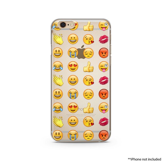 Emoji iPhone Case iPhone 6 plus clear case Transparent iPhone