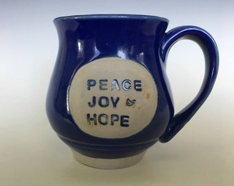 Inspirational Coffee Mug/Peace,Joy,Hope