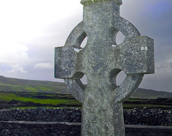Celtic cross, Co. Clare, Ireland