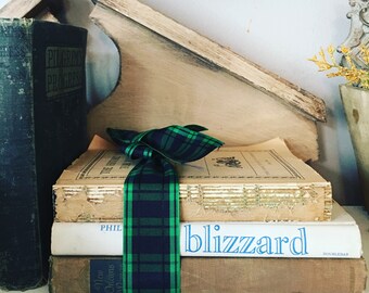 Vintage book bundle, book decor, farmhouse decor