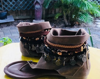 BoHo gypsea Sandals SIZE 8/9