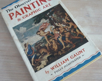 The Observer's Book Of Painting & Graphic Art 1958 Edition Pocket Guide Retro Vintage Mid Century