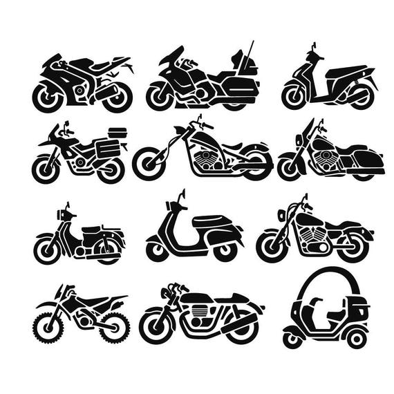 Download Motorcycle SVG Bundle Motorcycle SVG Motorcycle Clipart Cut