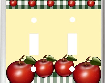 Country Apples K1 Light Switch Cover Plate or Outlet #25 Home Decor Free Shipping to U.S.!!!