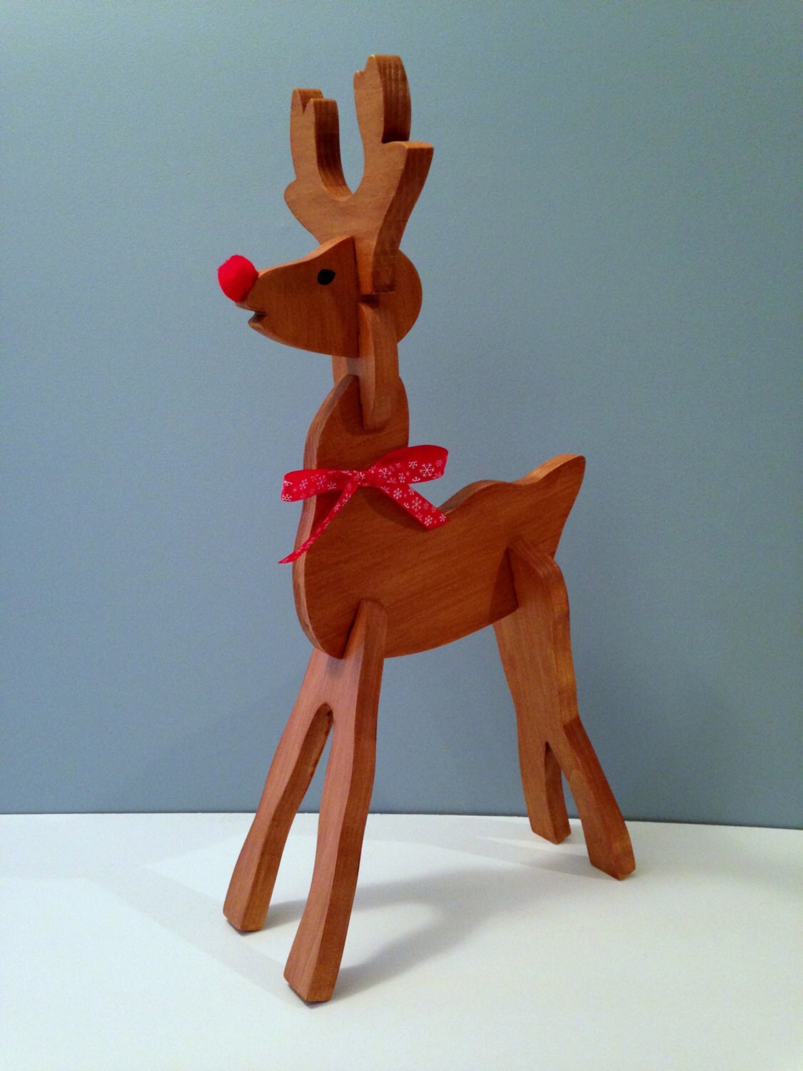 Large Wooden Reindeer