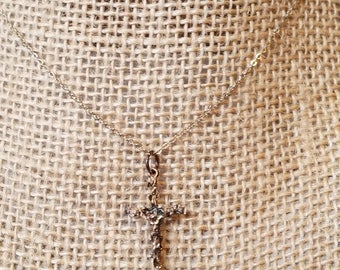 Vintage Crucifix necklace, Crudifix necklace