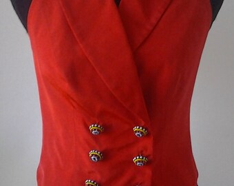 CHRISTIAN DIOR/ Vintage/ 80s/Boutique/Silk/Couture/Summer/Backless