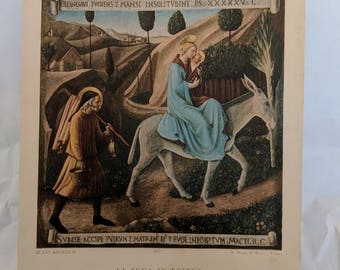 Fra. Angelico, Flight into Egypt, Art Print