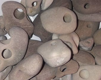 Hag Stones | Bulk | Raw | Natural Holes | Faerie Stones | Holed Stone | Odin | Adder stone | Protection Stone | Healing Stone | Holey Stone