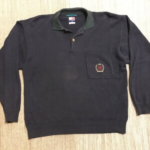 Vintage 90s Tommy Hilfiger Crest Sweater