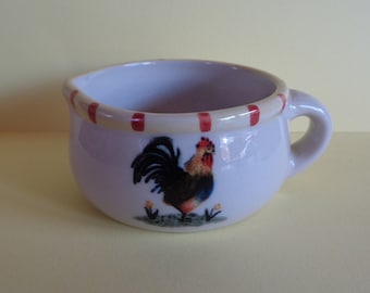 Vintage Ceramic 1/4 Measuring Cup with Rooster - Nice!