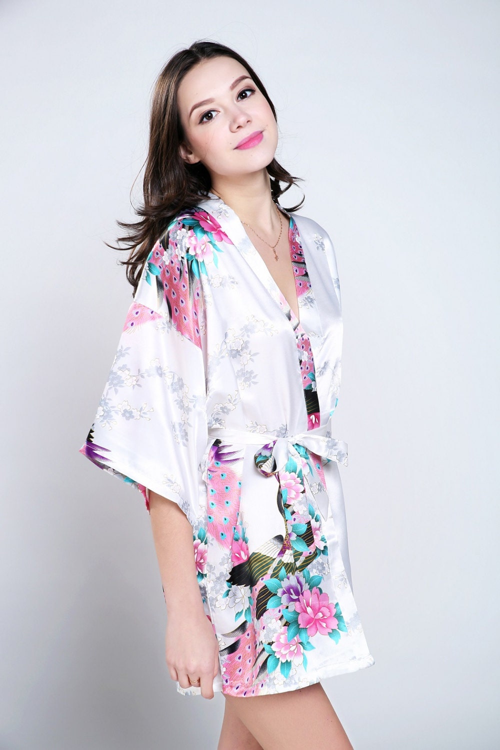 bridesmaids satin robes cheap sugar plum bridesmaid robes